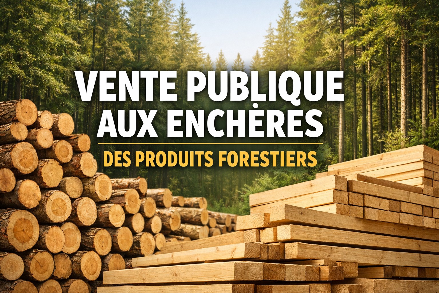 Togo : l’État lance la vente aux enchères des bois saisis