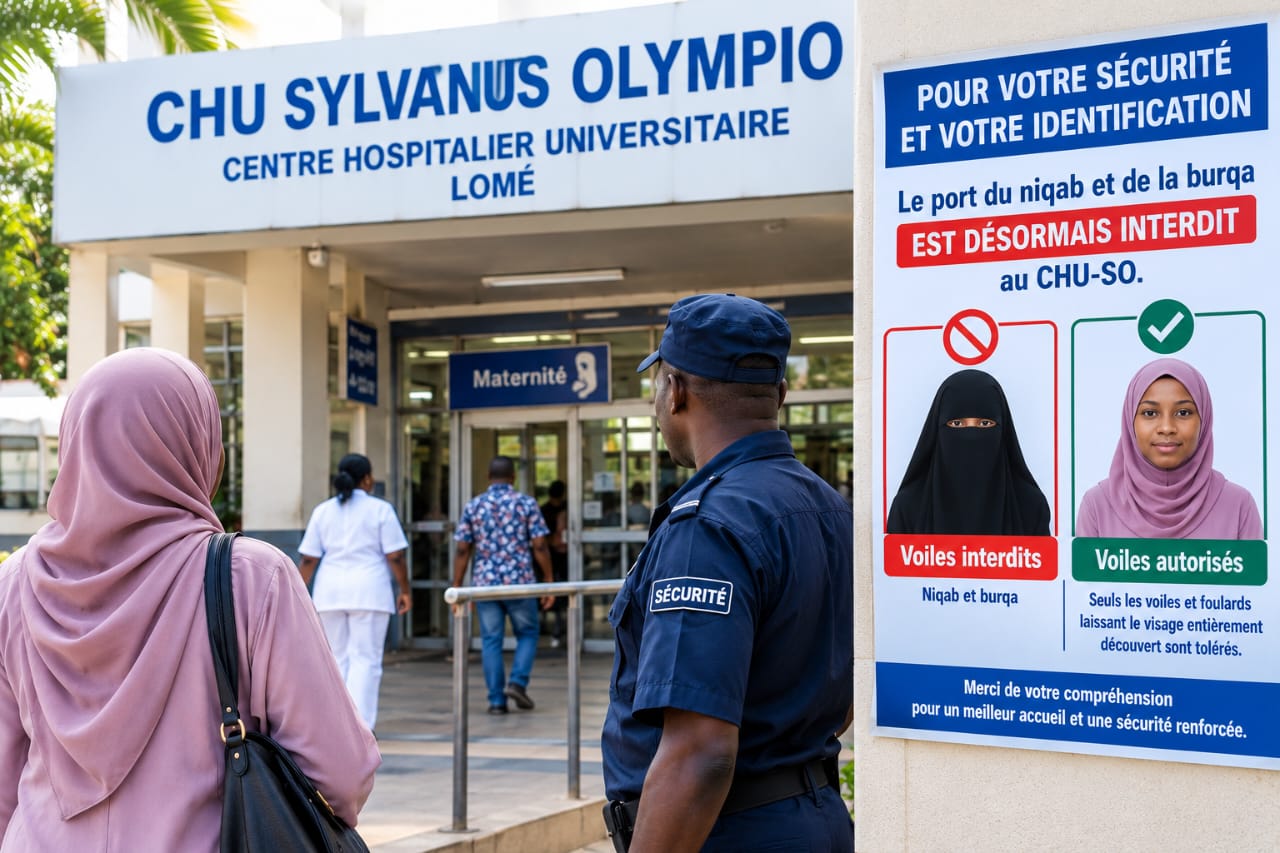 Vol d’un nouveau-né au CHU-SO : le niqab et la burqa désormais interdits