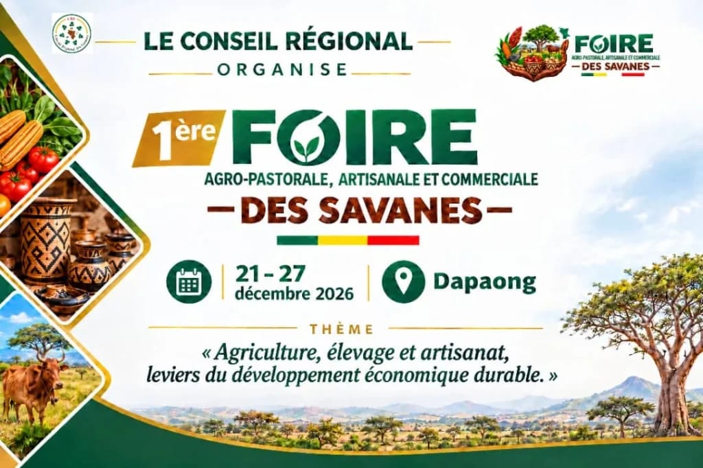 Togo : la première Foire Agricole et Artisanale des Savanes s&rsquo;annonce du 21 au 27 décembre 2026